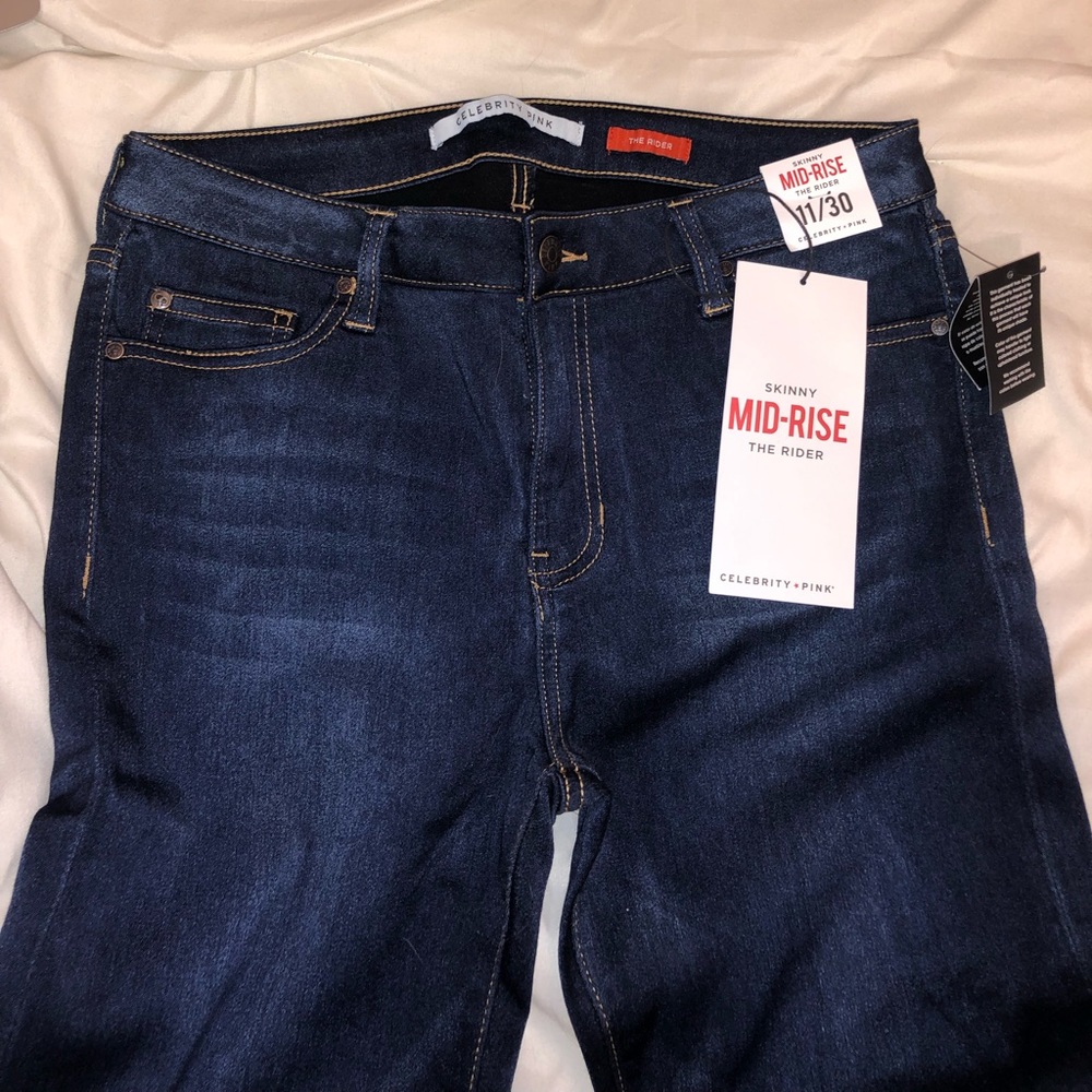 Celebrity pink skinny jeans